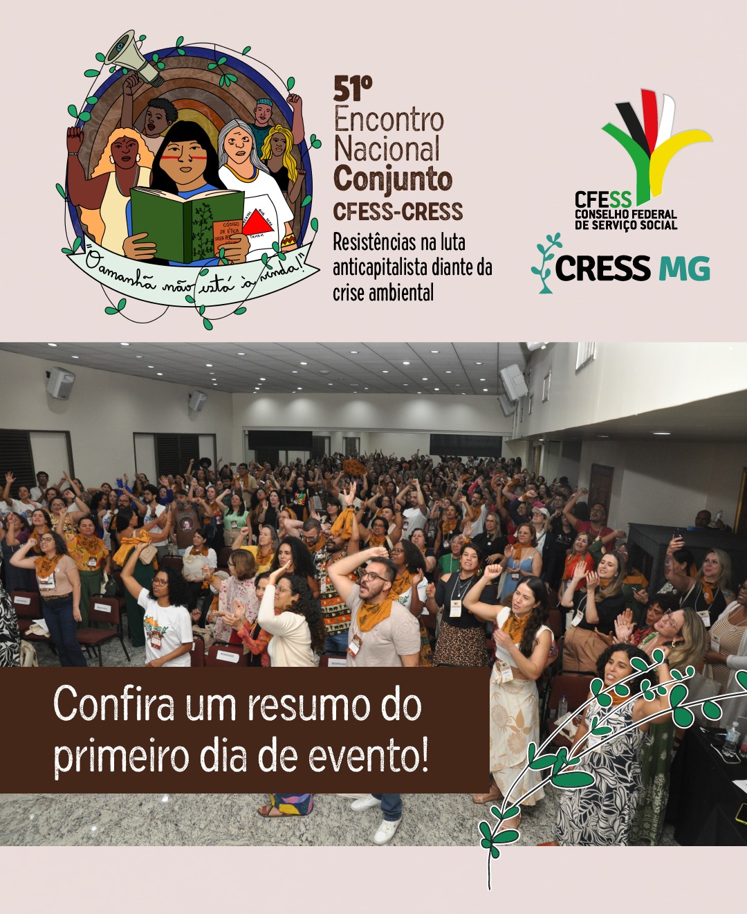 Encontro Nacional começa com lançamento da Campanha de Gestão CFESS-CRESS e da Agenda 2025