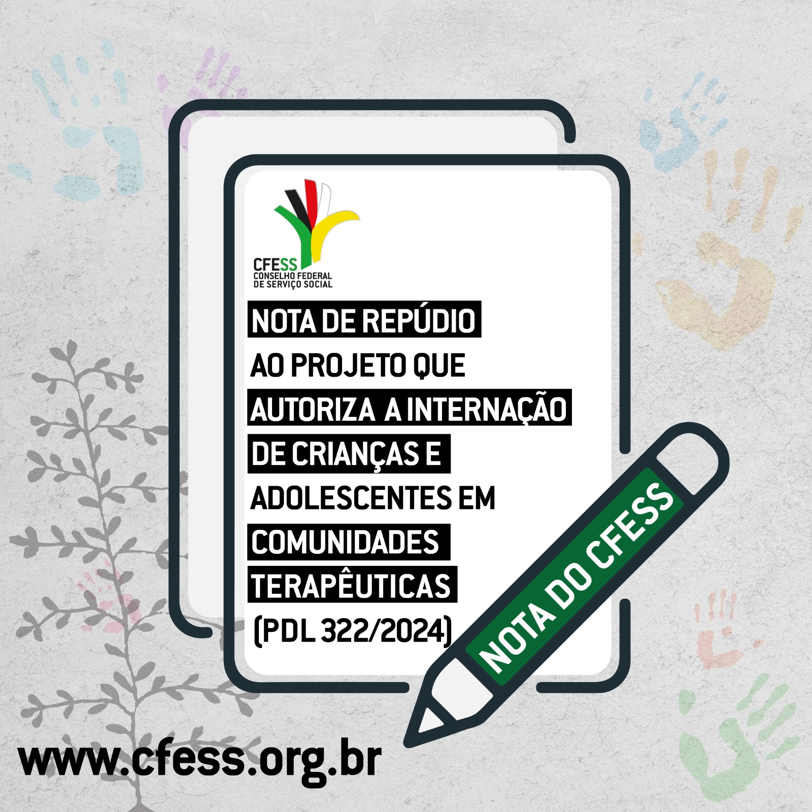 Em defesa da Reforma Psiquiátrica, da luta antimanicomial e do cuidado em liberdade e nos territórios!  