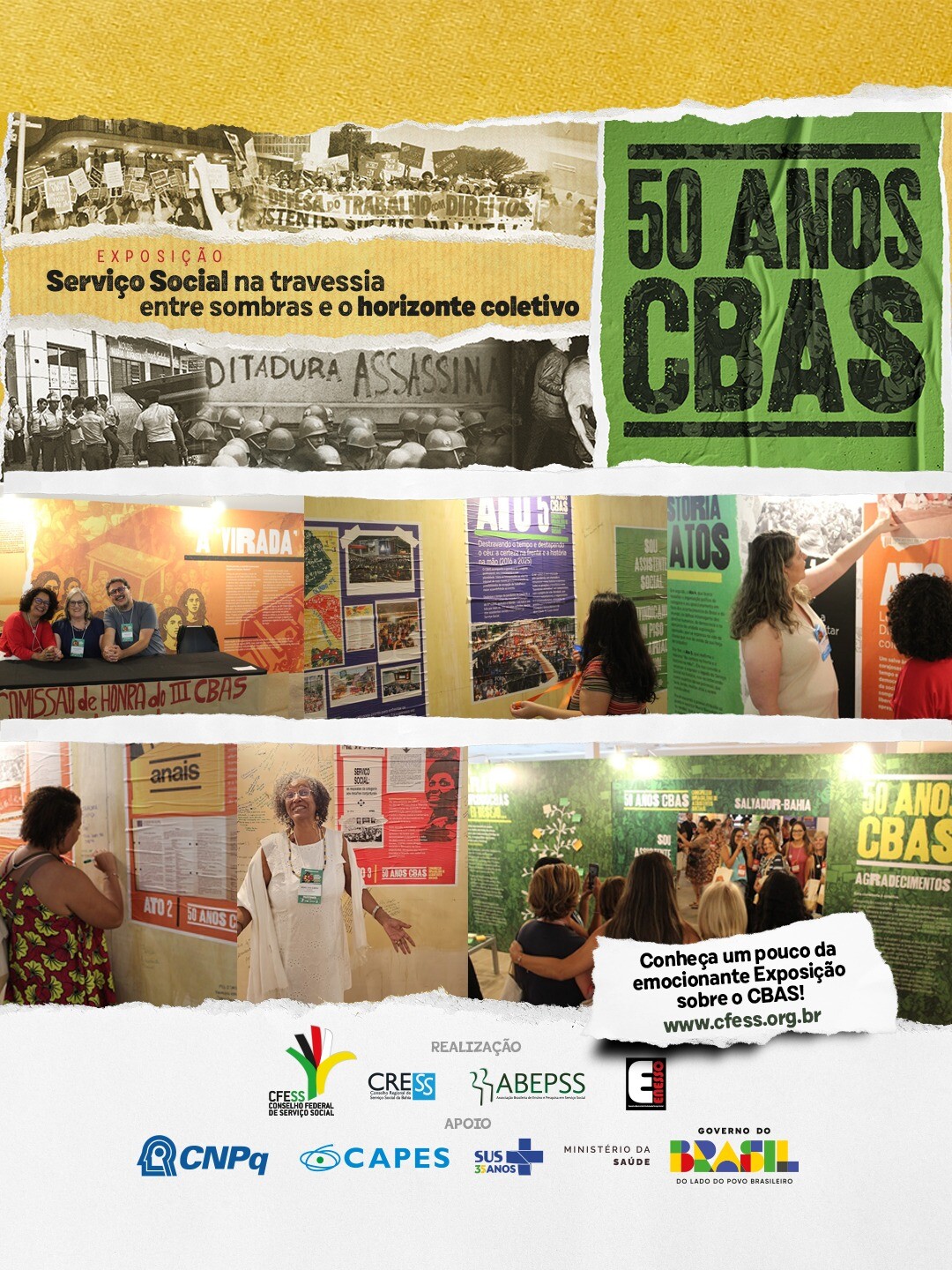 50-anos-de-cbas-exposicao-marca-a-trajetoria-de-luta-da-profissao