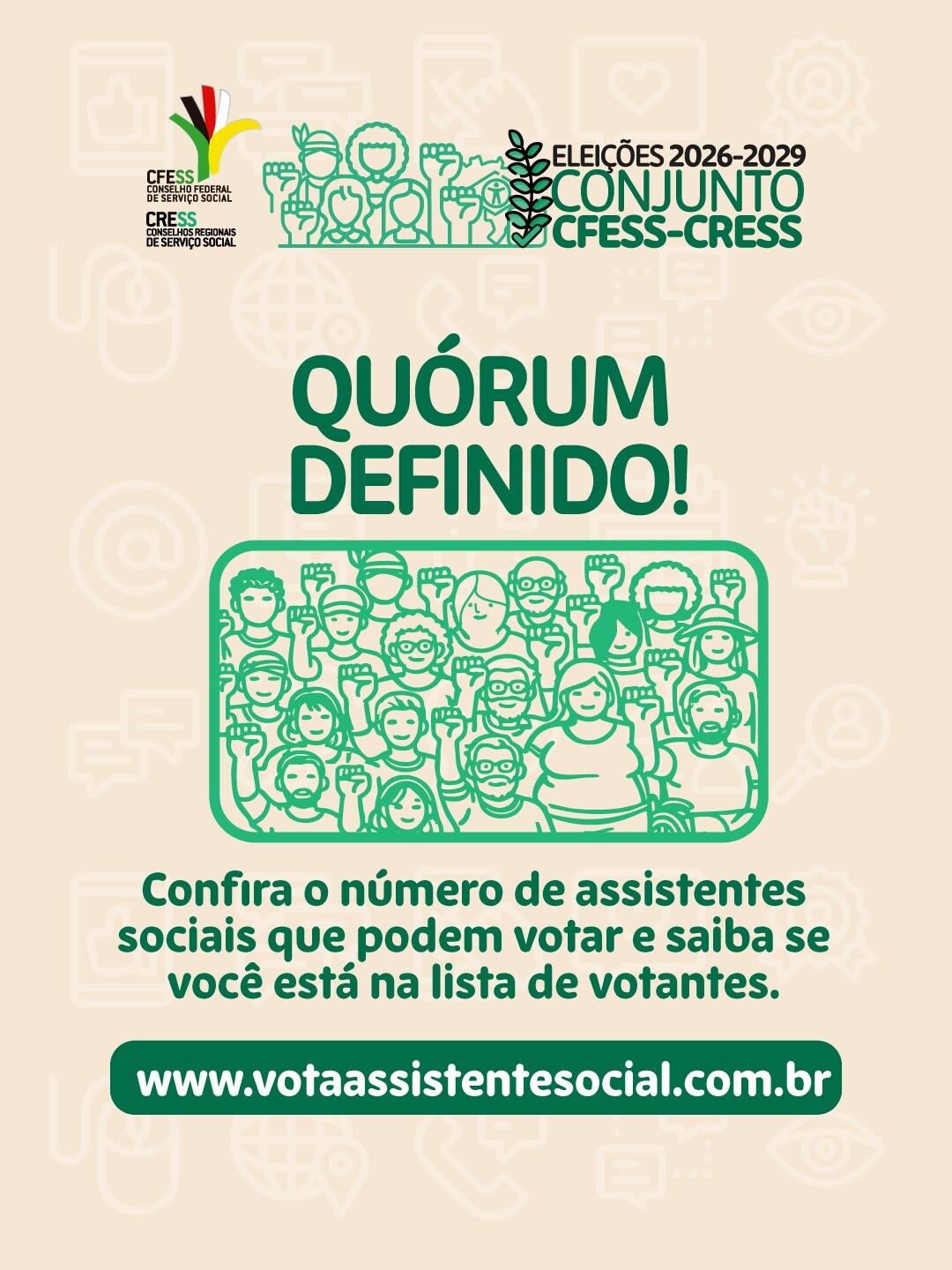 comissao-nacional-eleitoral-divulga-o-quorum-das-eleicoes-cfess-cress