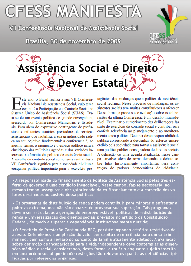 VII Conferência Nacional de Assistência Social