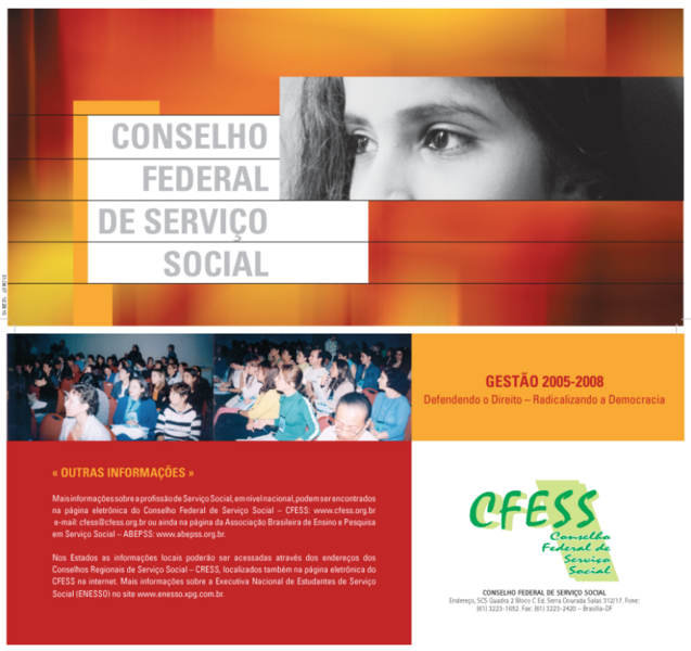 Folder Institucional do CFESS 2007