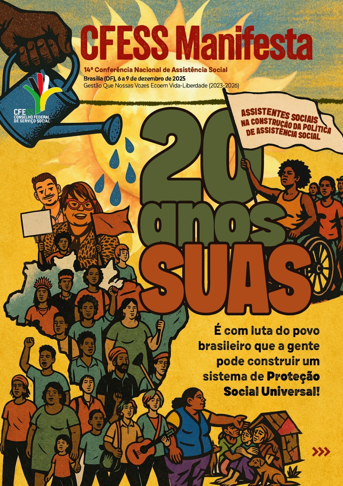 CFESS MANIFESTA 14ª CONFERÊNCIA NACIONAL DE ASSISTÊNCIA SOCIAL